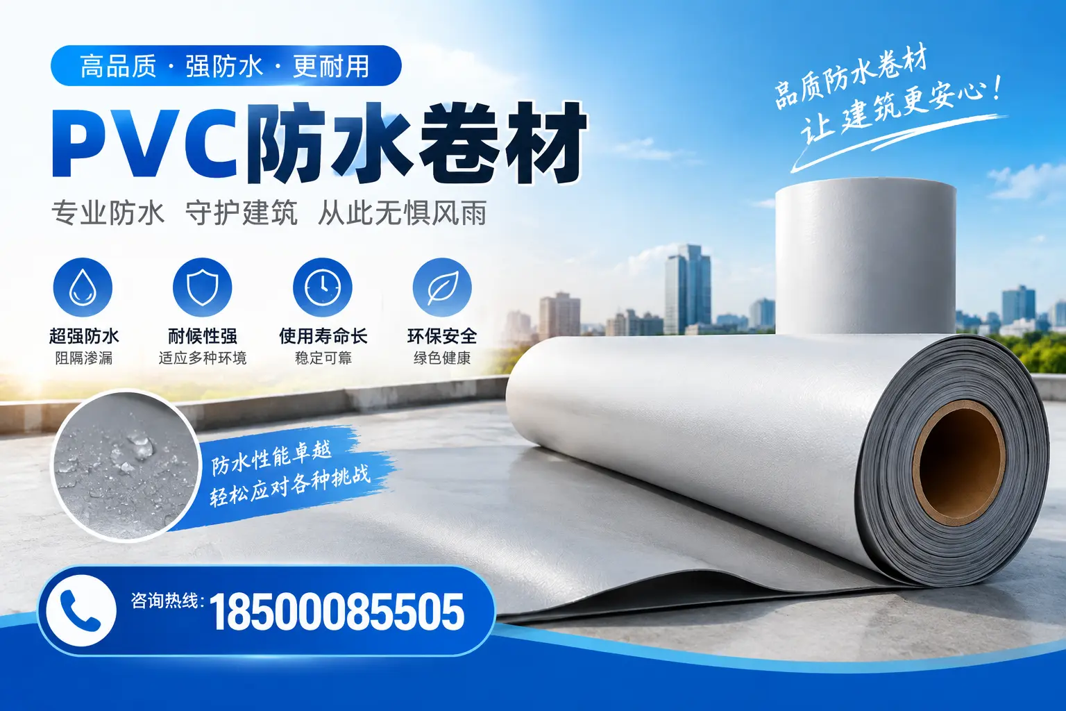如何选择高质量的PVC防水卷材？甘孜消费者必看指南